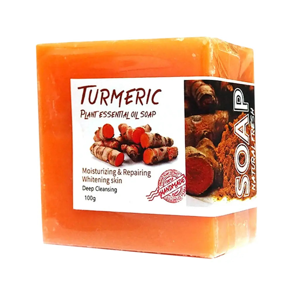 Deep cleaning turmeric soap
