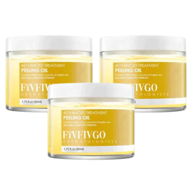 three jars of advanced treatment peeling oil