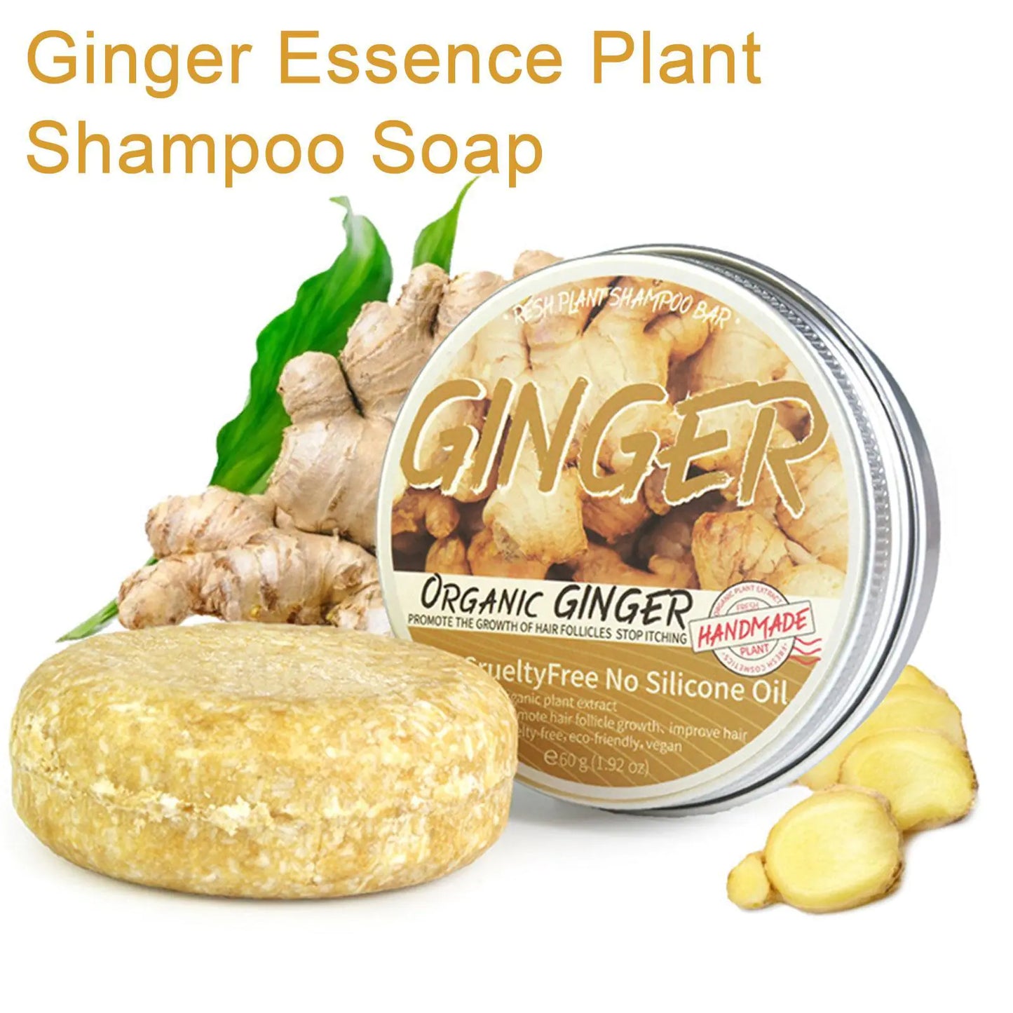 Ginger Soap Hair Growth Shampoo Bar