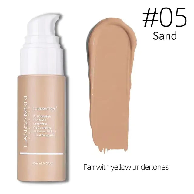 sand color number five Makeup Primer Concealer Liquid Foundation