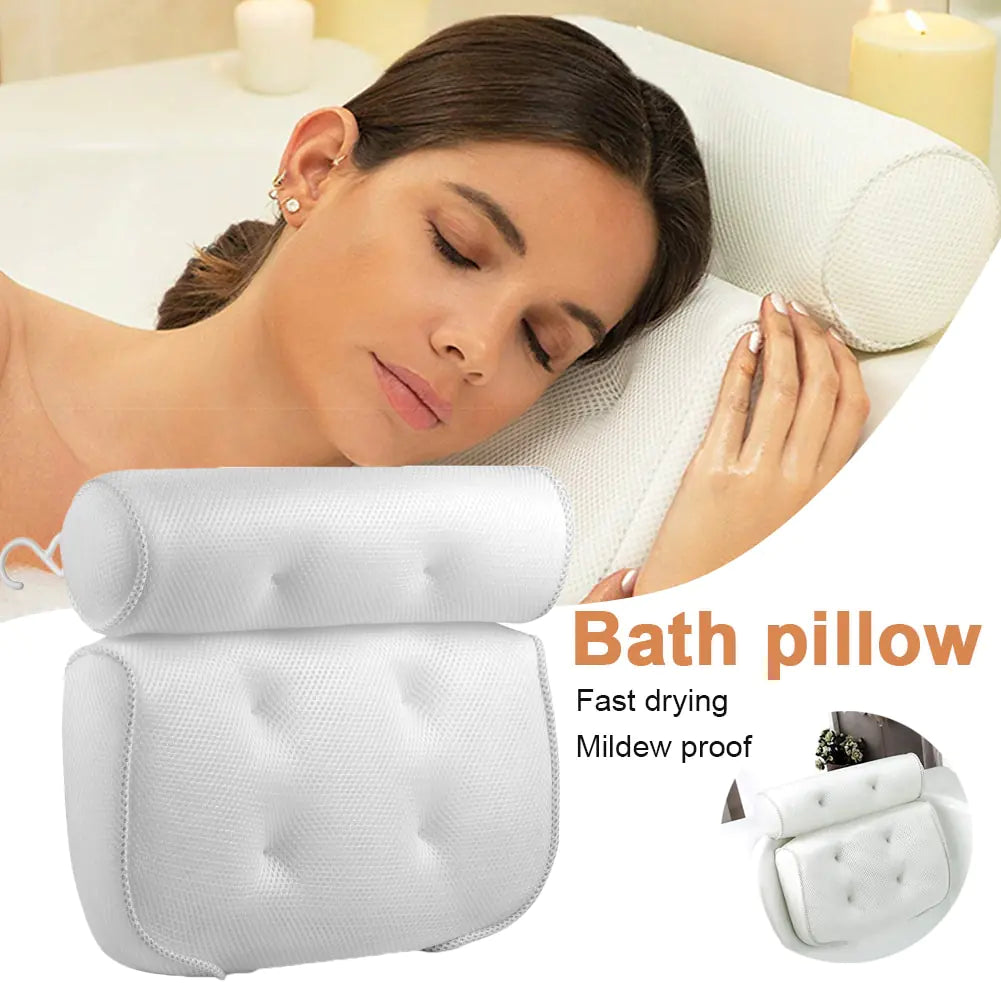 fast-drying and mildew proof bath pillow