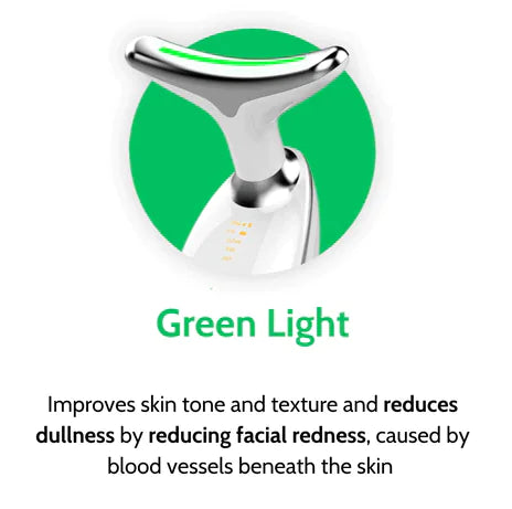 green light Electrical Muscle Stimulation Facial Toner