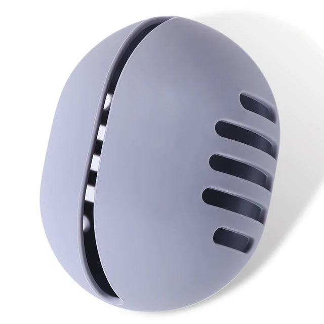 purple makeup sponge holder
