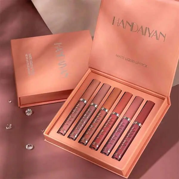 set of matte liquid lipstick