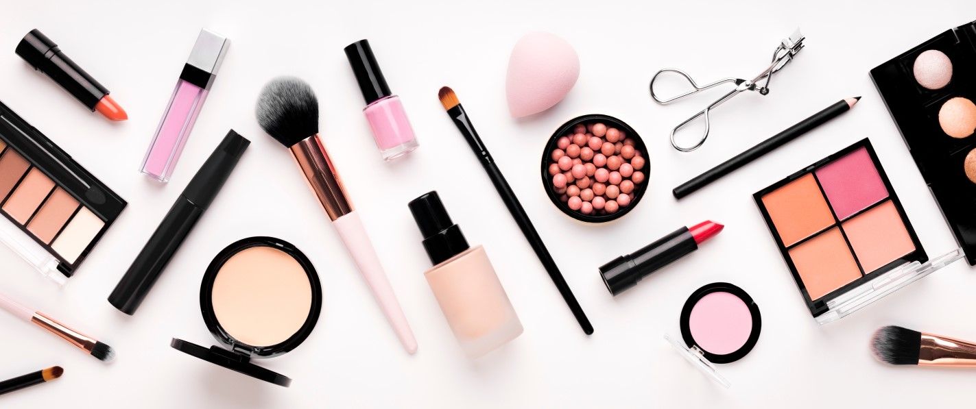 make-up and accessories and tools