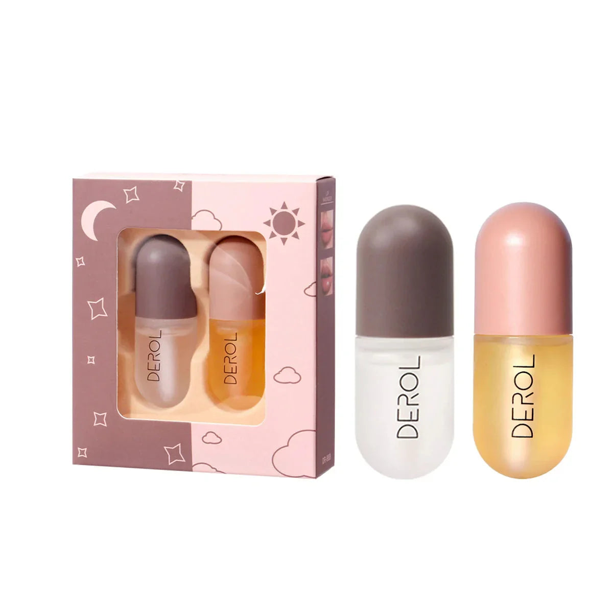 Derol capsules for lips