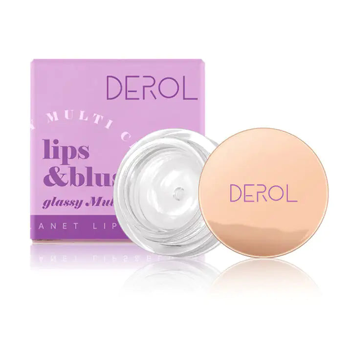 Derol Lips & Blush 2-in-1 makeup with water-resistant blush and long-lasting lip color that is cruelty-free, vegan, and versatile for natural beauty.