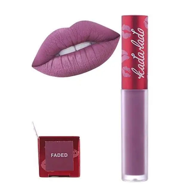 Faded color matte Liquid Lipstick