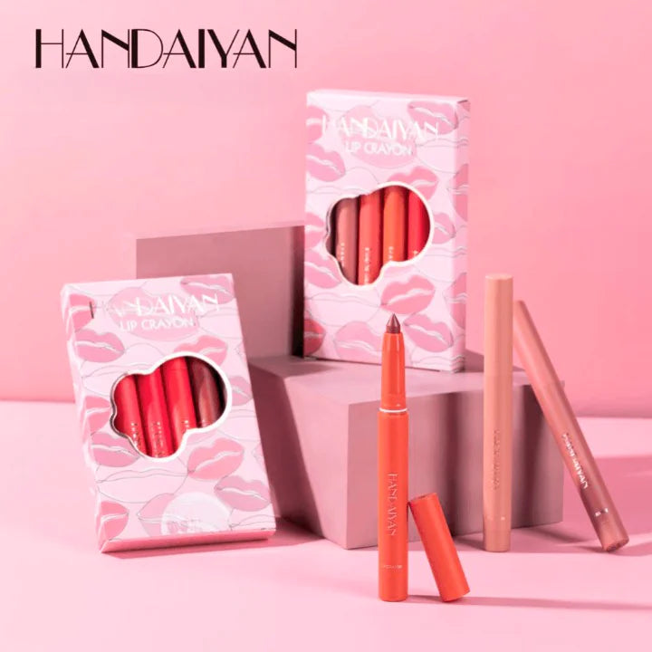 Handaiyan Feather Long-Lasting Lipstick and packaging