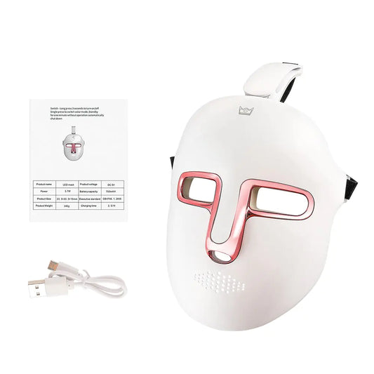 LED Skin Facial Mask for radiant skin, featuring advanced light therapy to target acne, fine lines, and hyperpigmentation, with customizable settings for collagen stimulation and overall skin rejuvenation.