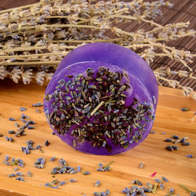 Lavender Dried Flower Essential Oil Soap