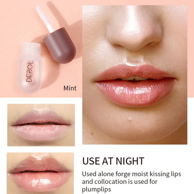 Mint Derol lip plumper night use