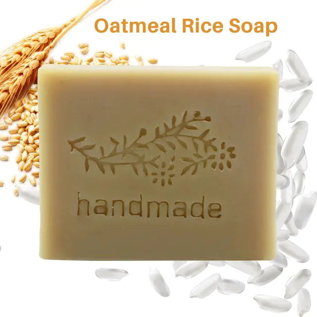 Oatmeal Rice Natural Cold Handmade Soap