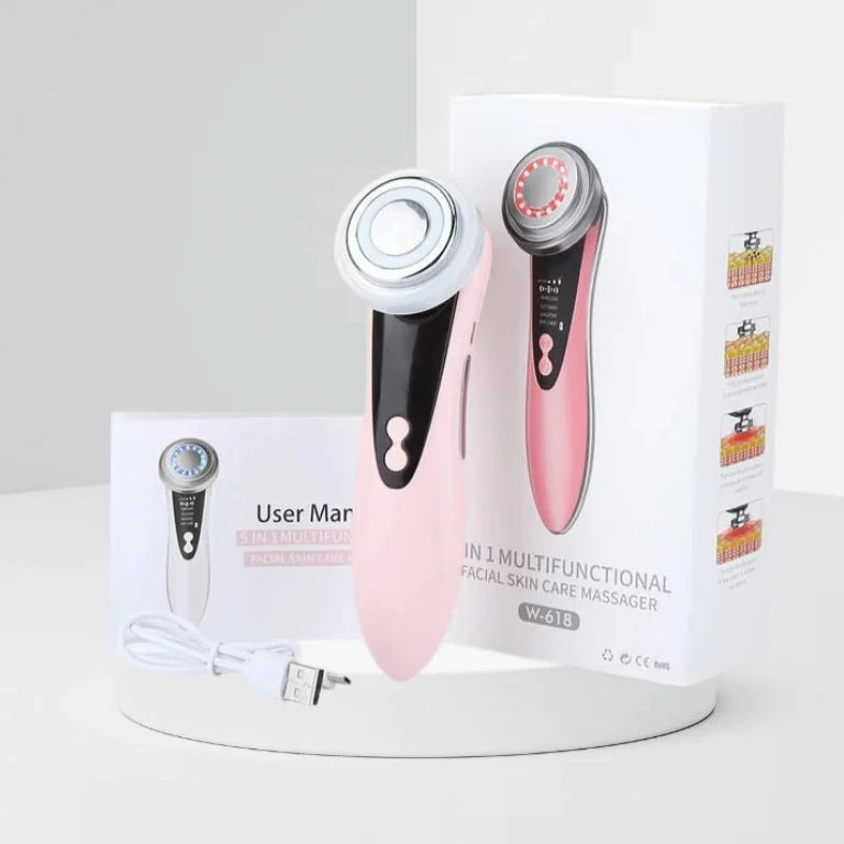 Skin Rejuvenator Massager with advanced vibration and LED light technology for enhancing skincare, targeting fine lines, and achieving a radiant, youthful complexion