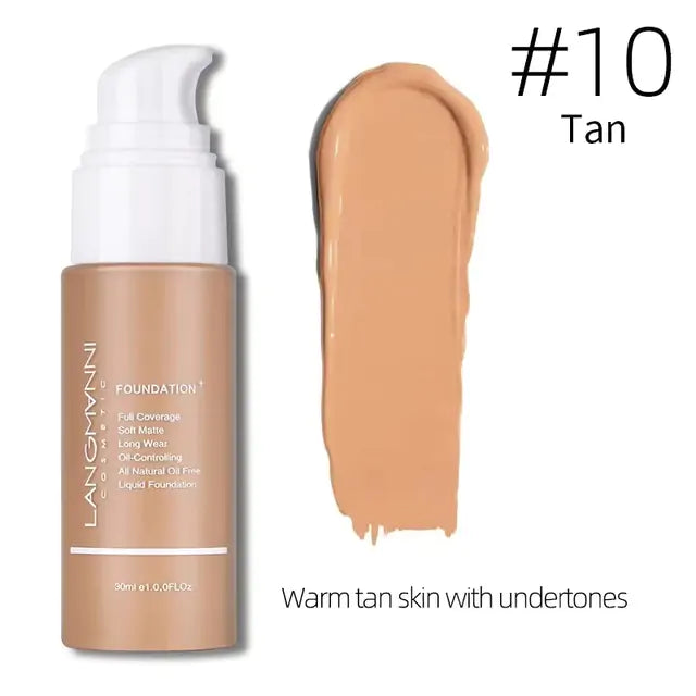 tan color number ten Makeup Primer Concealer Liquid Foundation