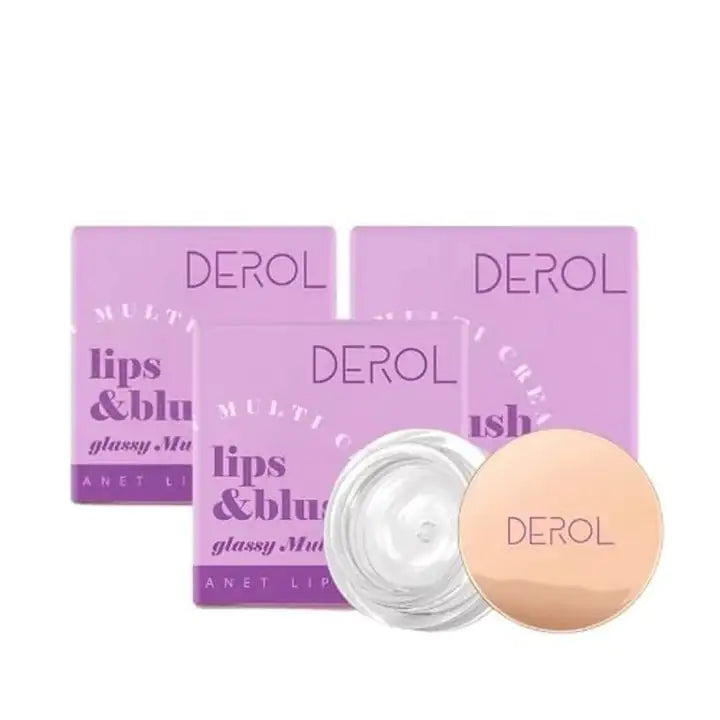 Three Derol Lips & Blush – 2-in-1 Water-Resistant Makeup Lips Cheeks