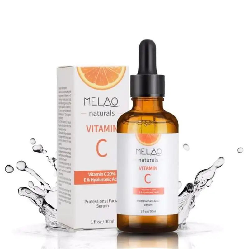 Vitamin C serum bottle and packaging