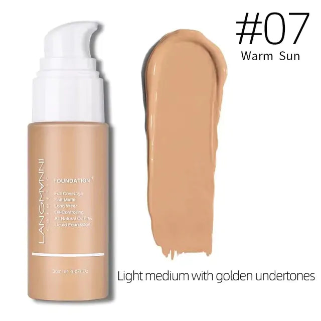 warm sun color number seven Makeup Primer Concealer Liquid Foundation