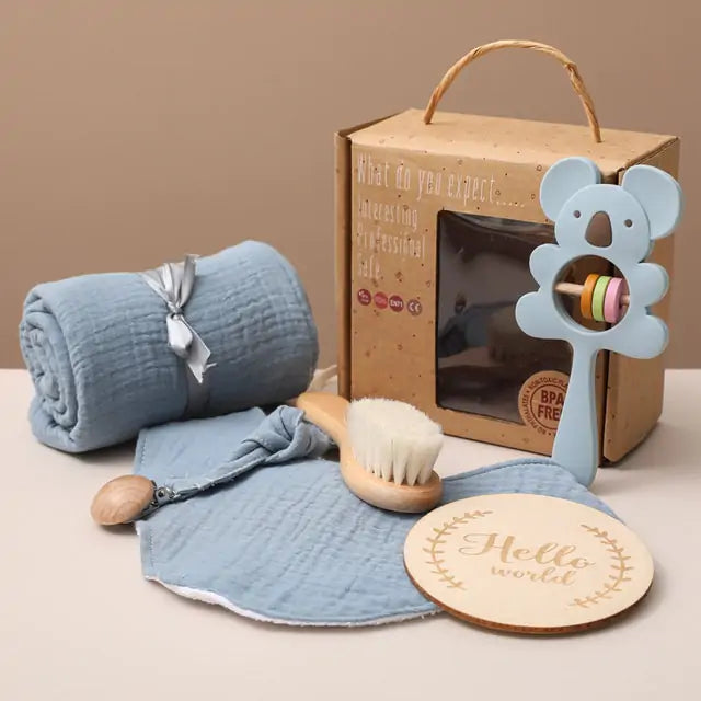 Plush Baby Bath Set