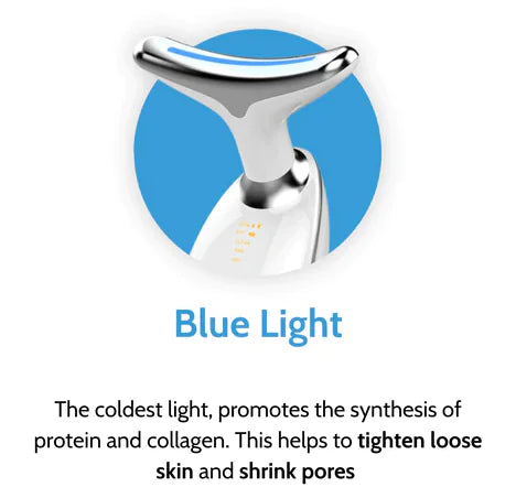 blue light Electrical Muscle Stimulation Facial Toner