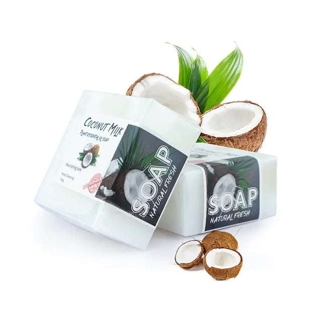 coconut milk plant essential oil soap