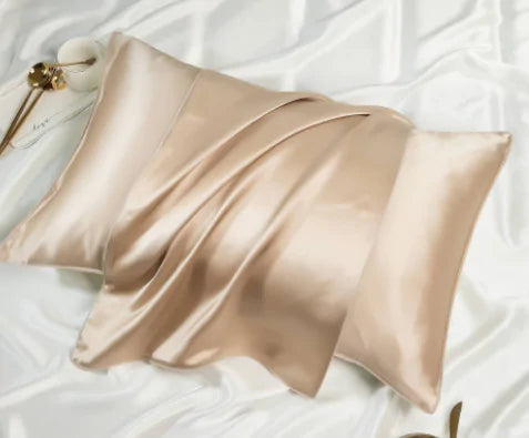 Luxurious mulberry silk pillowcase in various colors, offering comfort, elegance, and breathability for a perfect night's sleep