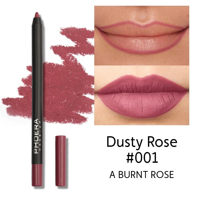 dusty rose number one a burnt rose lip liner pencil