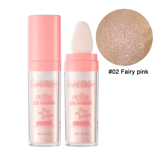 number two fairy pink HANDAIYAN Fairy Glitter Body Powder