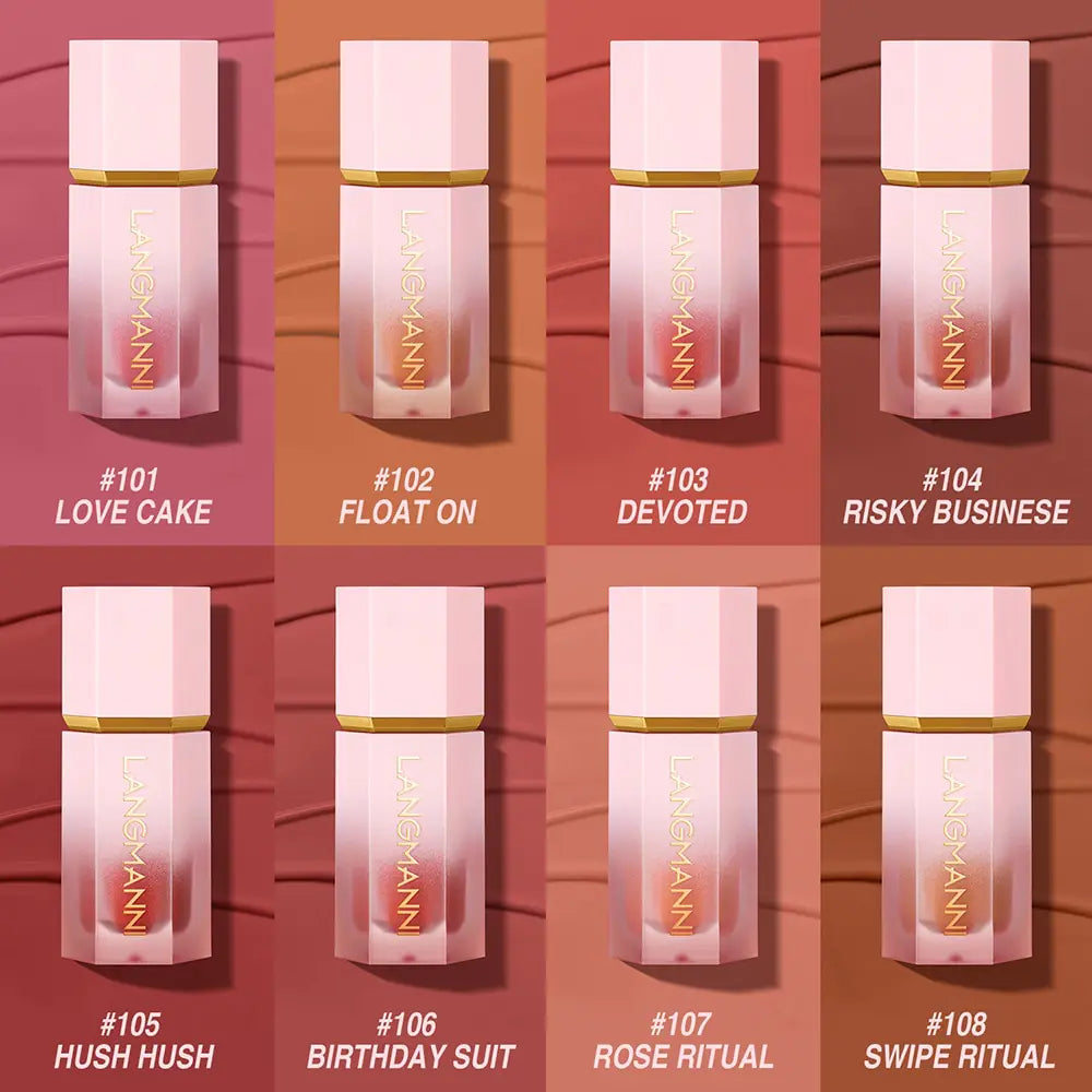 chart of colors of lip blush