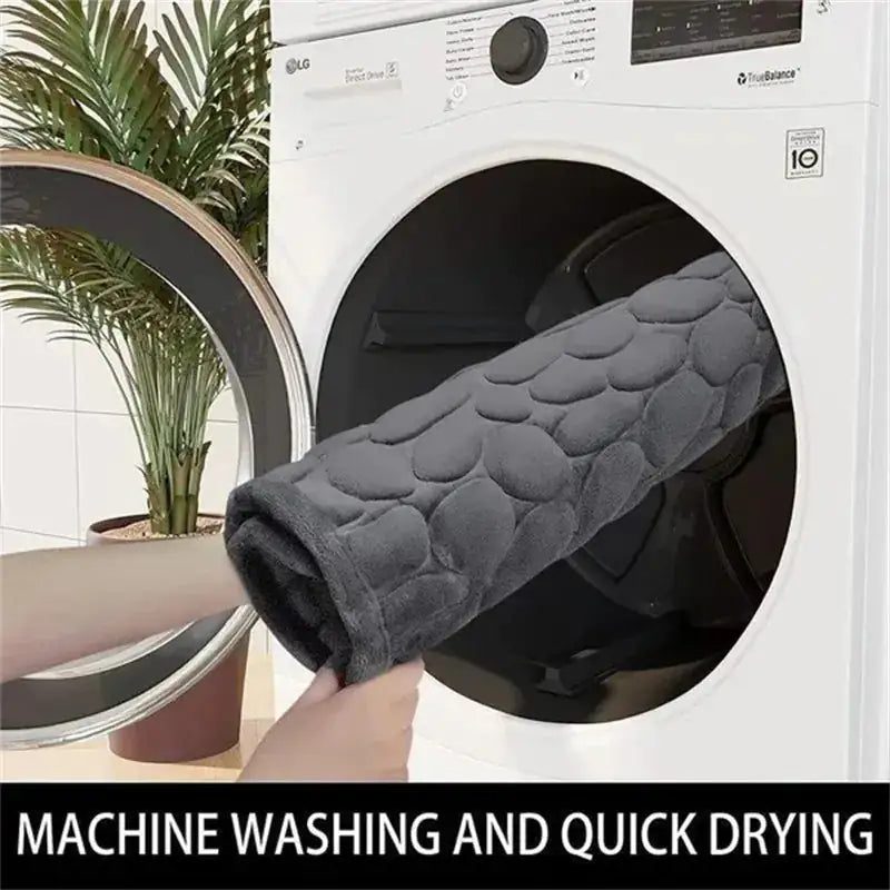 machine-washable and quick drying Memory Foam Bath Mat