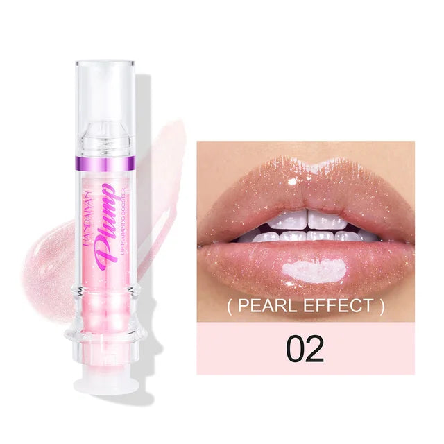 number two pearl effect lip plumping gloss