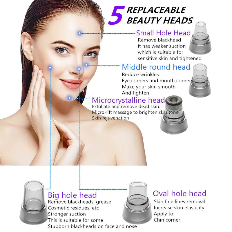 replaceable heads for Vacuum Suction Clean Skin Care Beauty Machine