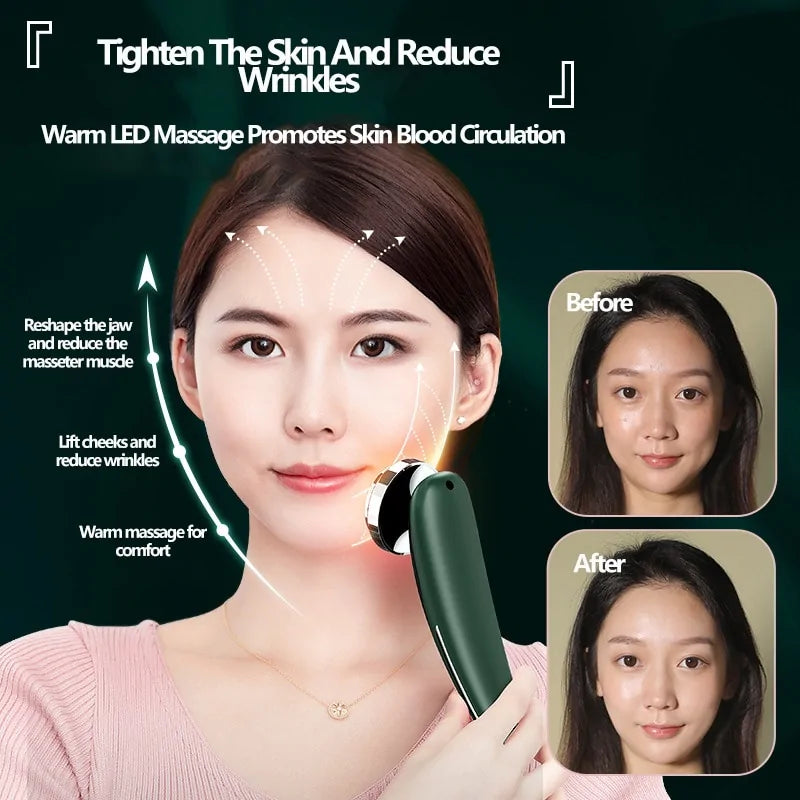 Ultrasonic Skin massager promotes skin tightening and reduce wrinkles